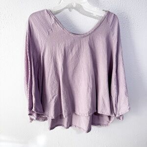 Oh My Gauze! Lavender Blouse